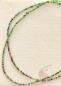 Preview: Kette Zoisit mit Rubin – Dynamik & Regeneration (zweireihig, facettiert, 2x3mm Buttons)